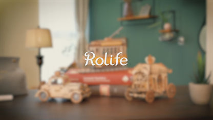 Rolife Vintage Car 3D Wooden Puzzle TG504