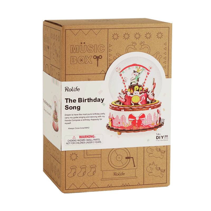 Rolife The Birthday Song Music Box AM42 | English Manual