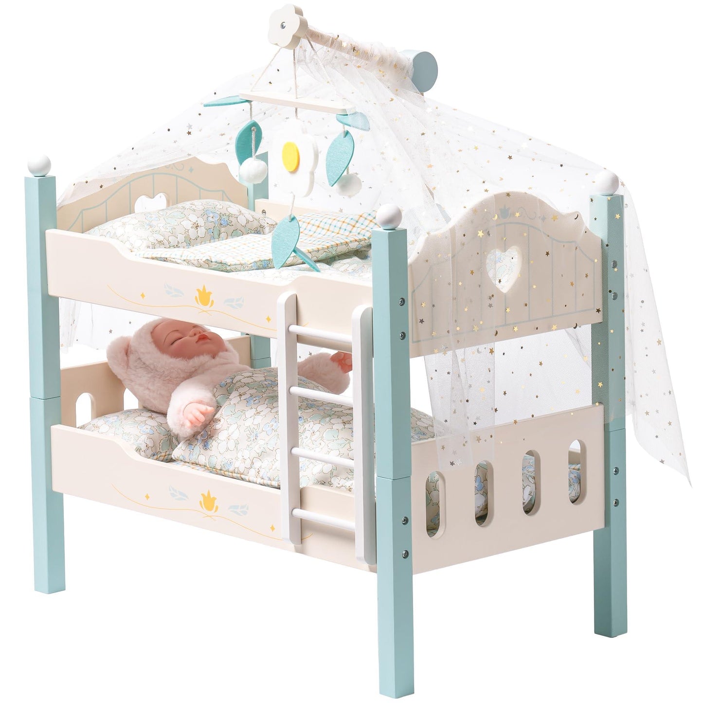 Robud Wooden Baby Doll Bunk Beds WRP10 [Only Ship To U.S.] - The Emporium