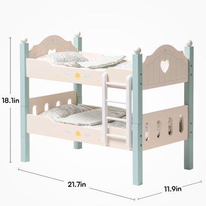 Robud Wooden Baby Doll Bunk Beds WRP10 [Only Ship To U.S.] - The Emporium