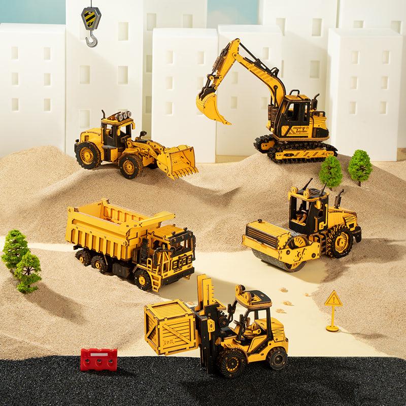 ROKR Bulldozer Engineering Vehicle 3D Wooden Puzzle TG509K [Only Ship To U.S.] - The Emporium