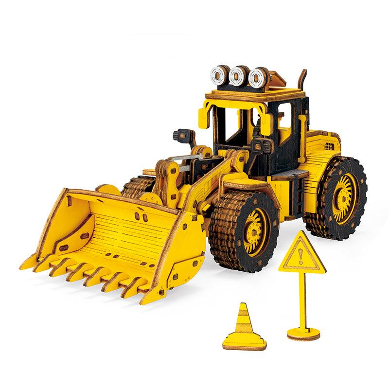 ROKR Bulldozer Engineering Vehicle 3D Wooden Puzzle TG509K [Only Ship To U.S.] - The Emporium