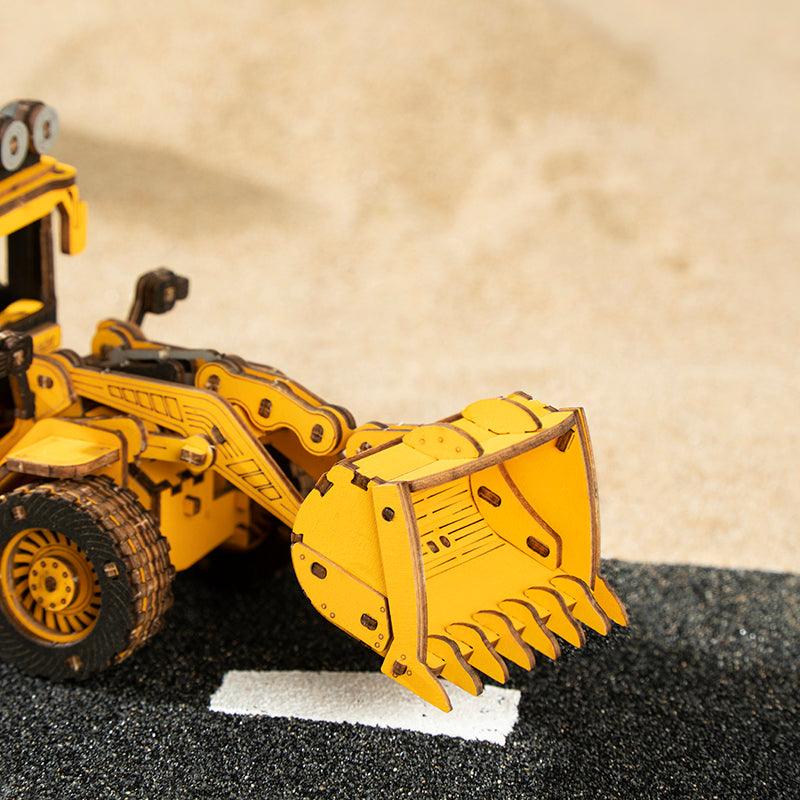 ROKR Bulldozer Engineering Vehicle 3D Wooden Puzzle TG509K [Only Ship To U.S.] - The Emporium