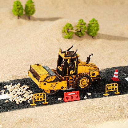 ROKR Bulldozer Engineering Vehicle 3D Wooden Puzzle TG509K [Only Ship To U.S.] - The Emporium