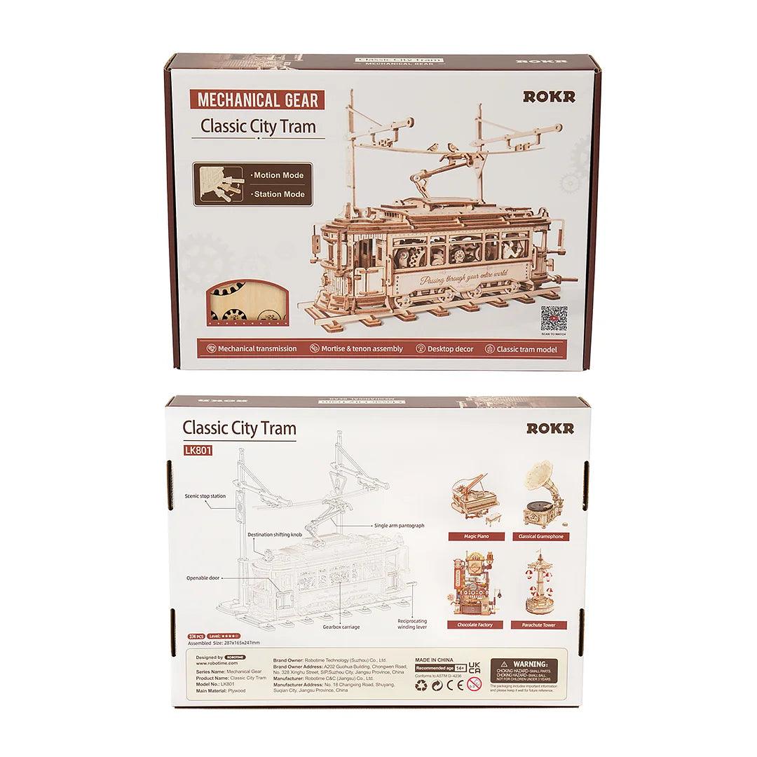 ROKR Classic City Tram 3D Wooden Puzzle LK801 - The Emporium