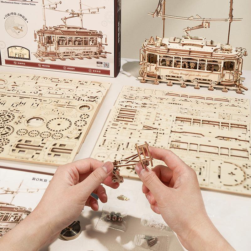 ROKR Classic City Tram 3D Wooden Puzzle LK801 - The Emporium