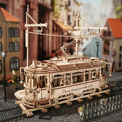 ROKR Classic City Tram 3D Wooden Puzzle LK801 - The Emporium