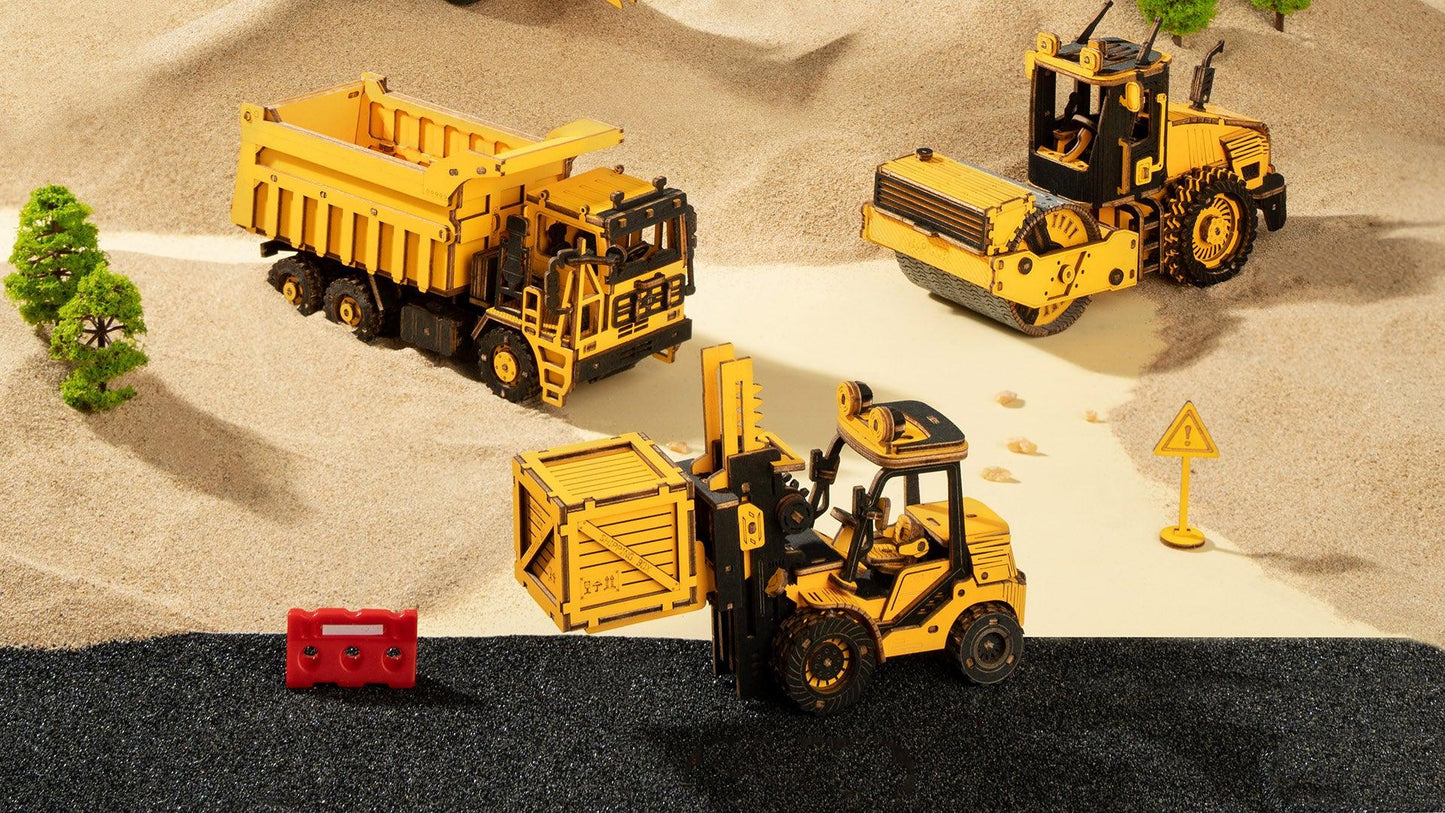 ROKR Dump Truck Engineering Vehicle 3D Wooden Puzzle TG603K [Only Ship To U.S.] - The Emporium