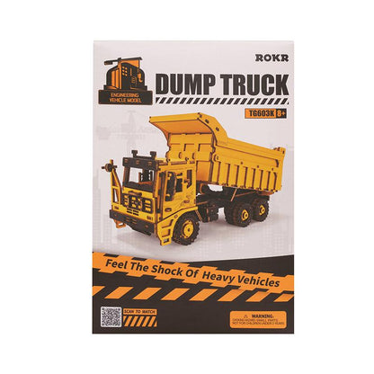 ROKR Dump Truck Engineering Vehicle 3D Wooden Puzzle TG603K [Only Ship To U.S.] - The Emporium