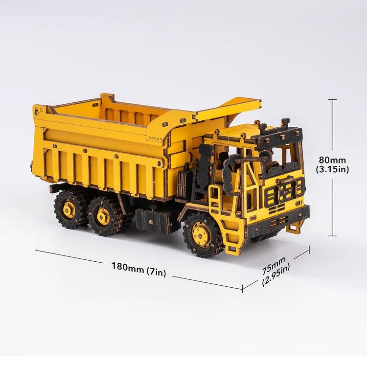 ROKR Dump Truck Engineering Vehicle 3D Wooden Puzzle TG603K [Only Ship To U.S.] - The Emporium