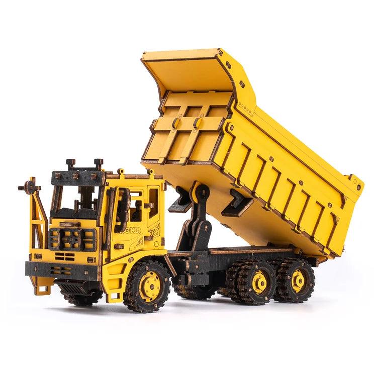 ROKR Dump Truck Engineering Vehicle 3D Wooden Puzzle TG603K [Only Ship To U.S.] - The Emporium