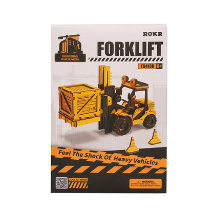 ROKR Forklift Engineering Vehicle 3D Wooden Puzzle TG413K [Only Ship To U.S.] - The Emporium