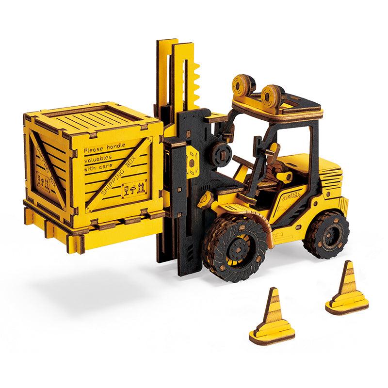 ROKR Forklift Engineering Vehicle 3D Wooden Puzzle TG413K [Only Ship To U.S.] - The Emporium