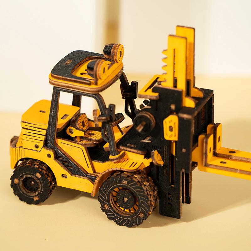 ROKR Forklift Engineering Vehicle 3D Wooden Puzzle TG413K [Only Ship To U.S.] - The Emporium