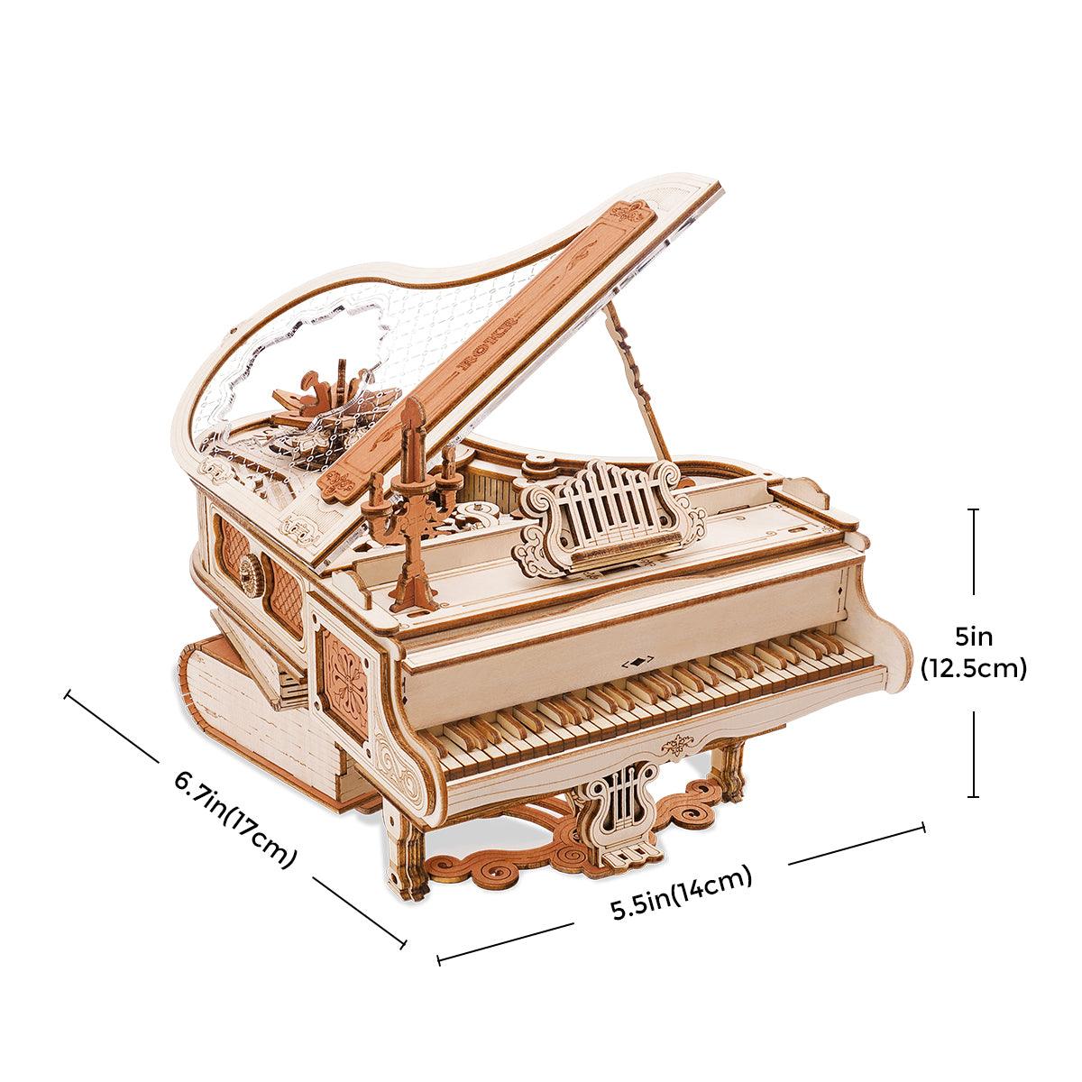 ROKR Magic Piano Mechanical Music Box 3D Wooden Puzzle AMK81 - The Emporium