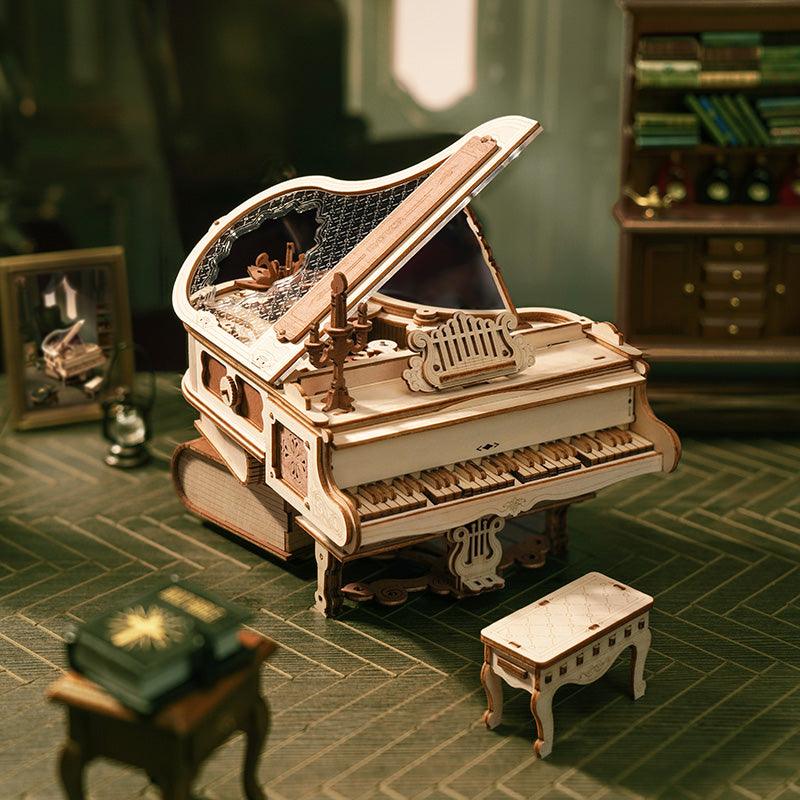 ROKR Magic Piano Mechanical Music Box 3D Wooden Puzzle AMK81 - The Emporium