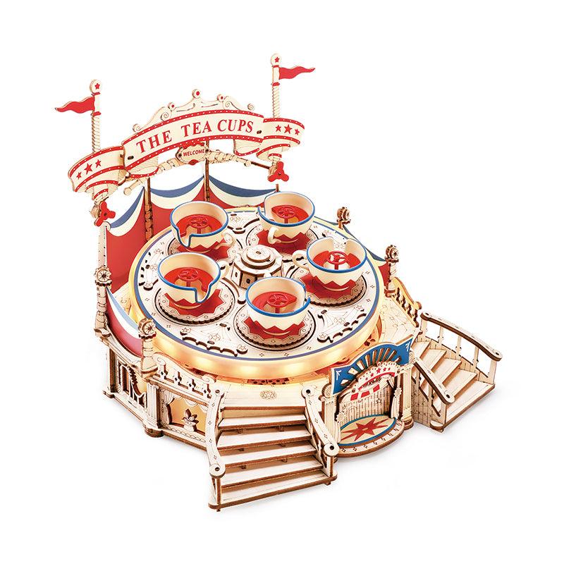 ROKR Tilt-A-Whirl DIY Music Box 3D Wooden Puzzle EA04 [Only Ship To U.S.] - The Emporium