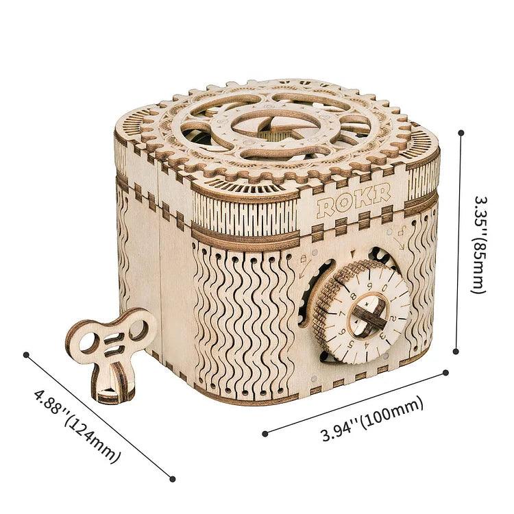 ROKR Treasure Box Mechanical Gears 3D Wooden Puzzle LK502 [Only Ship To U.S.] - The Emporium