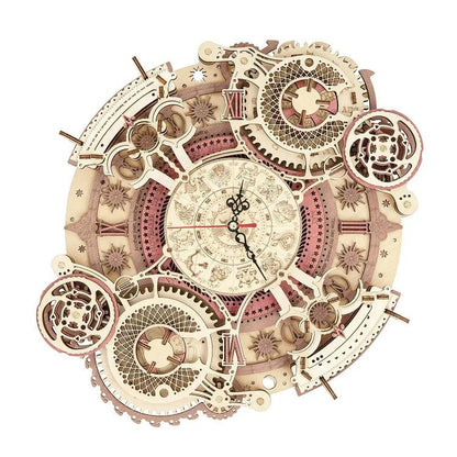 ROKR Zodiac Wall Clock Mechanical Time Art Engine LC601 [Only Ship To U.S.] - The Emporium