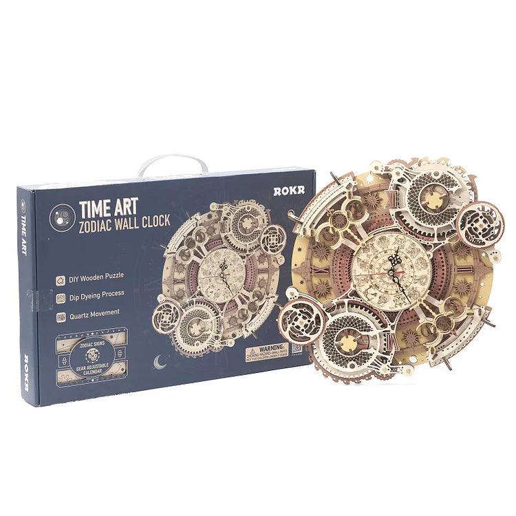 ROKR Zodiac Wall Clock Mechanical Time Art Engine LC601 [Only Ship To U.S.] - The Emporium