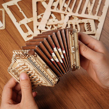 Rolife Accordion 3D Wooden Puzzle TG410 - The Emporium