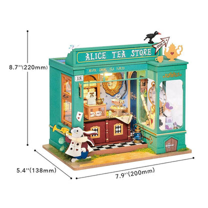 Rolife Alice's Tea Store DIY Miniature House Kit DG156 - The Emporium