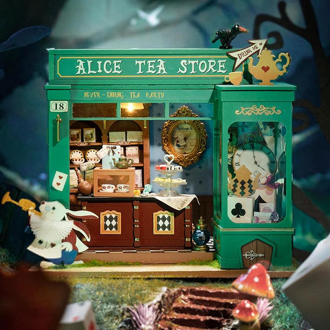 Rolife Alice's Tea Store DIY Miniature House Kit DG156 - The Emporium