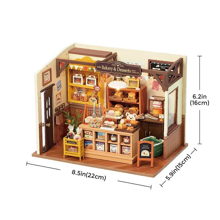 Rolife Becka's Baking House DIY Miniature House Kit DG161 [Only Ship To U.S.] - The Emporium