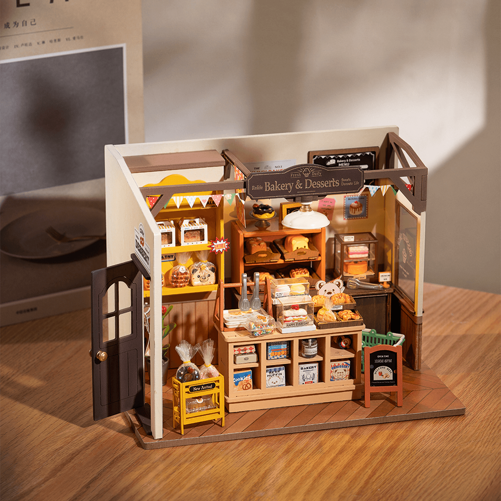 Rolife Becka's Baking House DIY Miniature House Kit DG161 [Only Ship To U.S.] - The Emporium