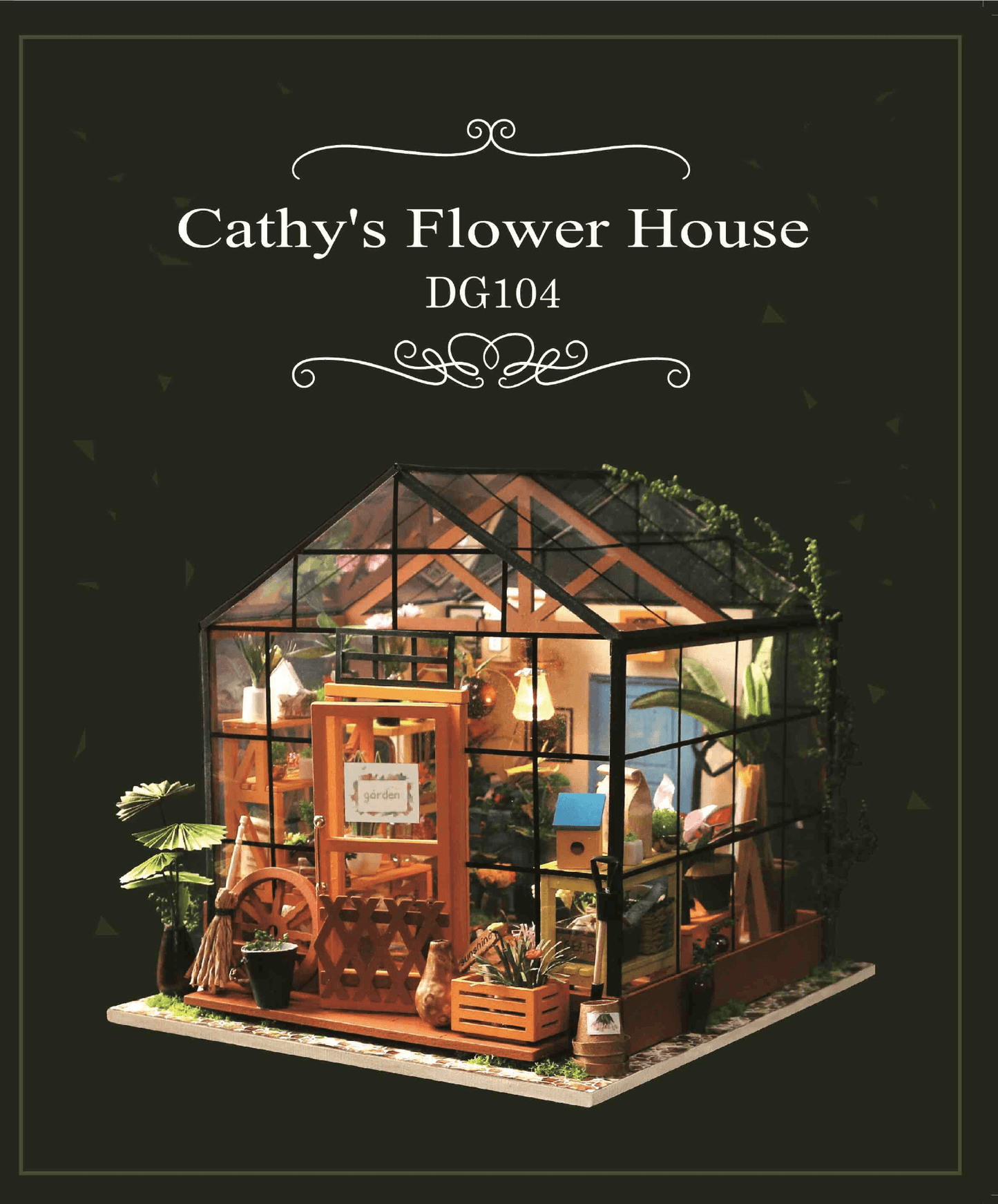 Rolife Cathy's Flower House DG104 | English Manual