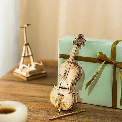 Rolife Cello 3D Wooden Puzzle TG411 - The Emporium