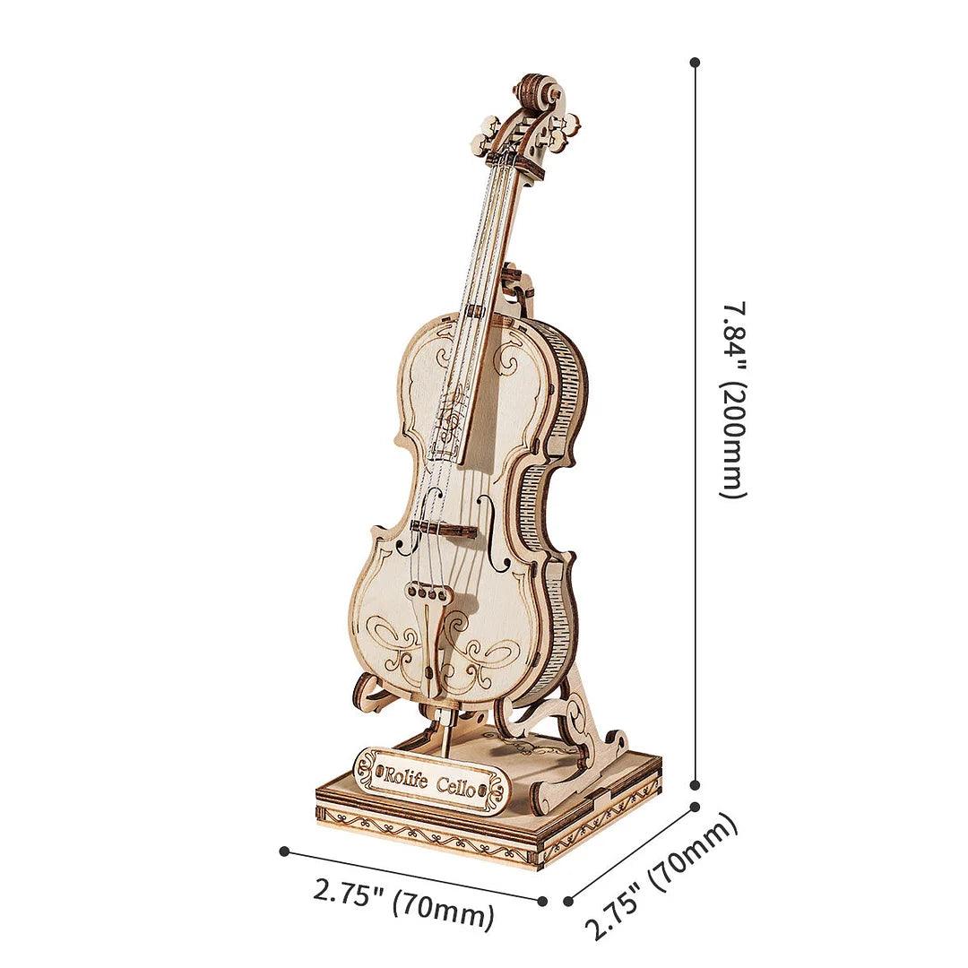 Rolife Cello 3D Wooden Puzzle TG411 - The Emporium