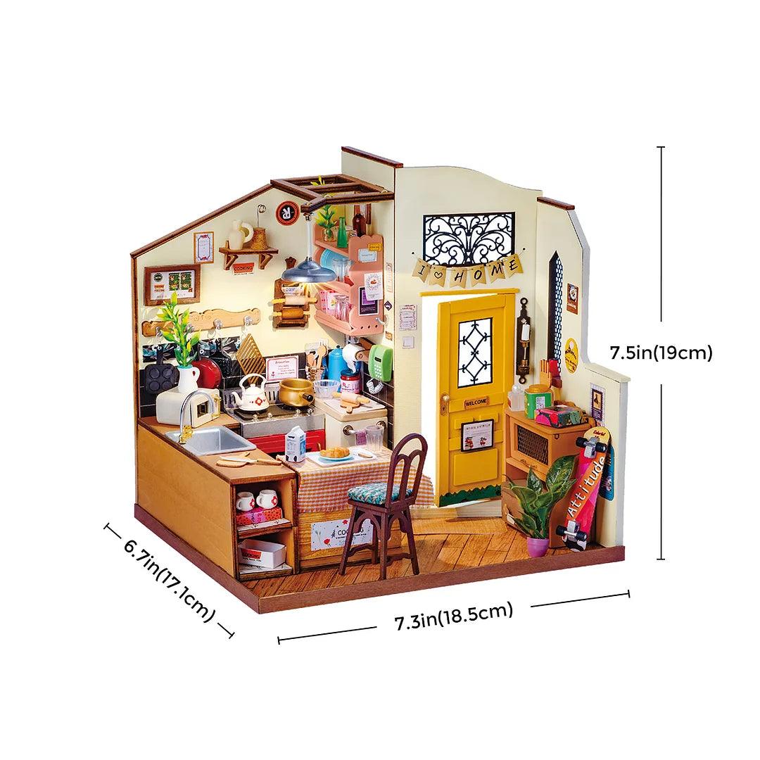 Rolife Cozy Kitchen Miniature House DIY Kit DG159 - The Emporium