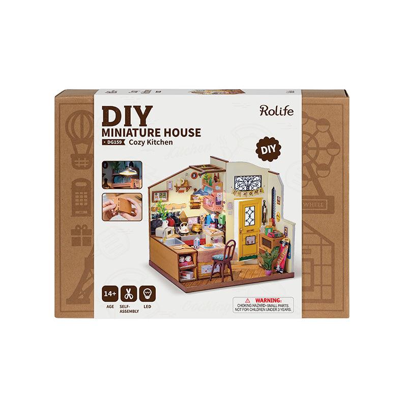 Rolife Cozy Kitchen Miniature House DIY Kit DG159 - The Emporium