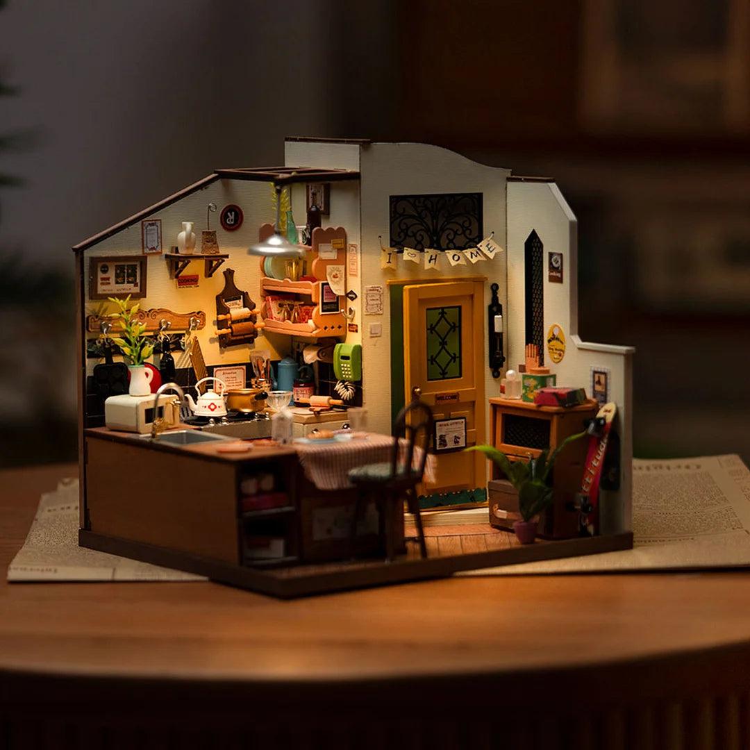 Rolife Cozy Kitchen Miniature House DIY Kit DG159 - The Emporium