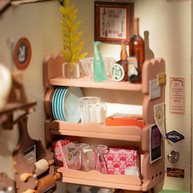 Rolife Cozy Kitchen Miniature House DIY Kit DG159 - The Emporium