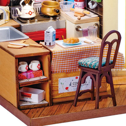 Rolife Cozy Kitchen Miniature House DIY Kit DG159 - The Emporium