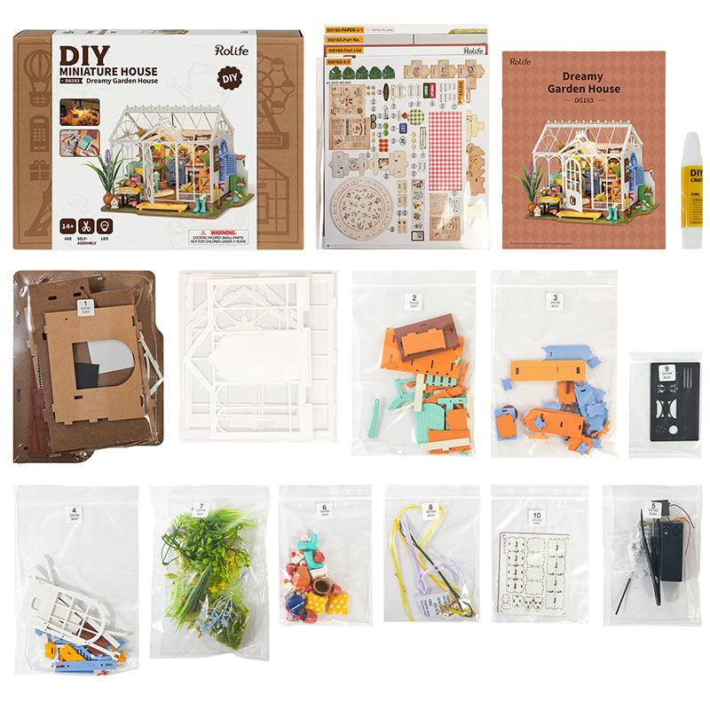 Rolife Dreamy Garden House DIY Miniature House Kit DG163 - The Emporium