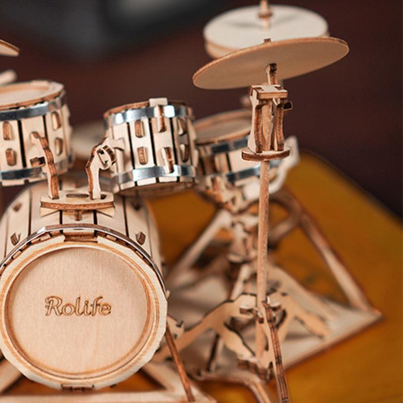 Rolife Drum Kit 3D Wooden Puzzle TG409 - The Emporium