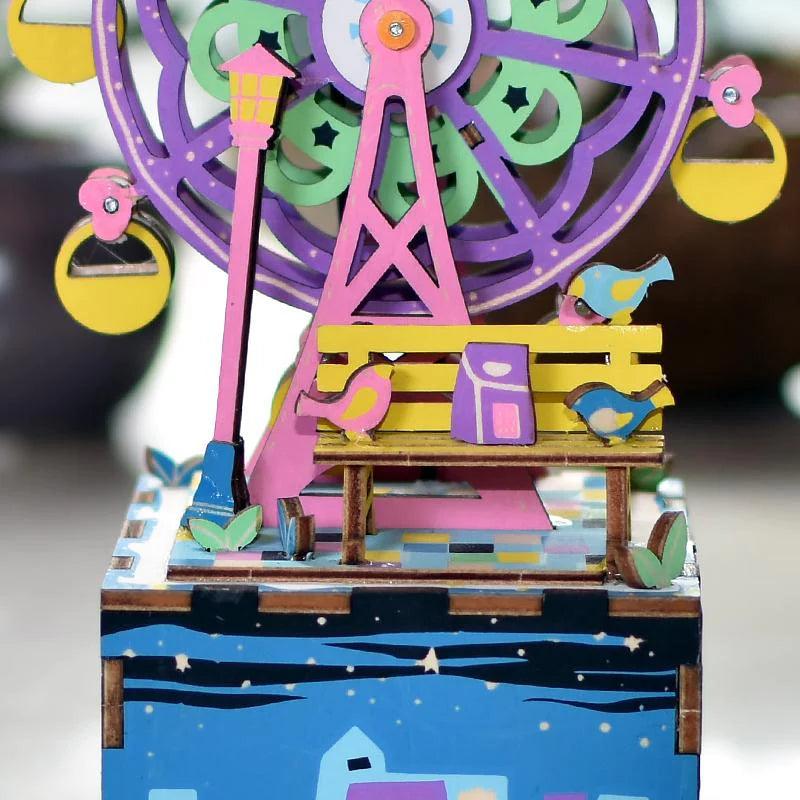 Rolife Ferris Wheel Music Box 3D Wooden Puzzle AM402 - The Emporium