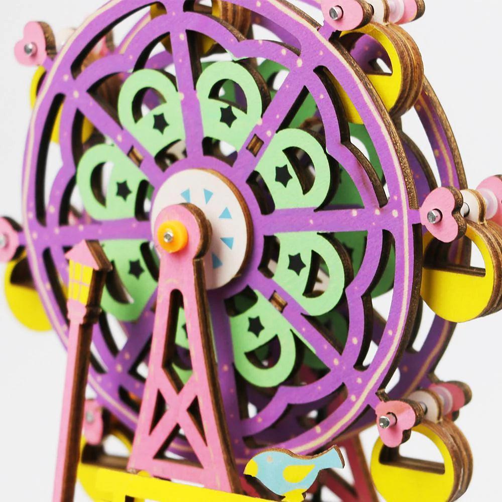 Rolife Ferris Wheel Music Box 3D Wooden Puzzle AM402 - The Emporium