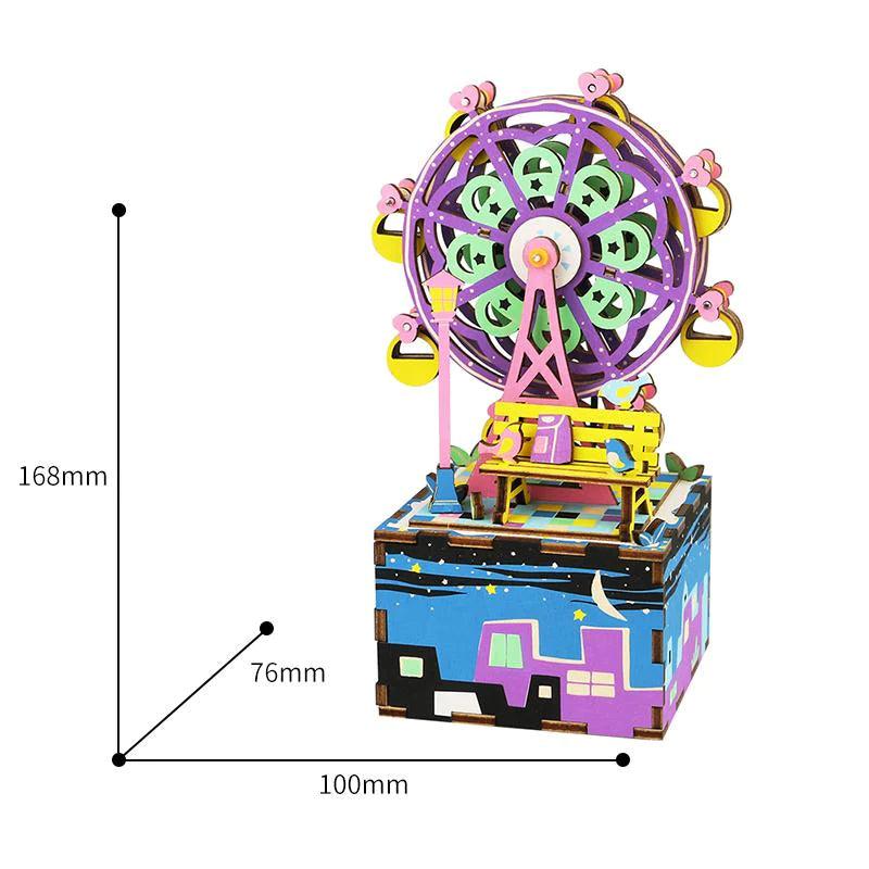 Rolife Ferris Wheel Music Box 3D Wooden Puzzle AM402 - The Emporium