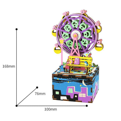 Rolife Ferris Wheel Music Box 3D Wooden Puzzle AM402 - The Emporium