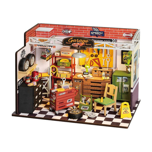 Rolife Garage Workshop DIY Miniature House Kit DG165 - The Emporium