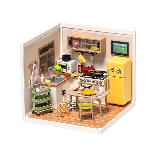 Rolife Happy Meals Kitchen DIY Plastic Miniature House DW008 - The Emporium