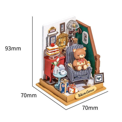 Rolife Holiday Living Room DIY Miniature House DS028 - The Emporium