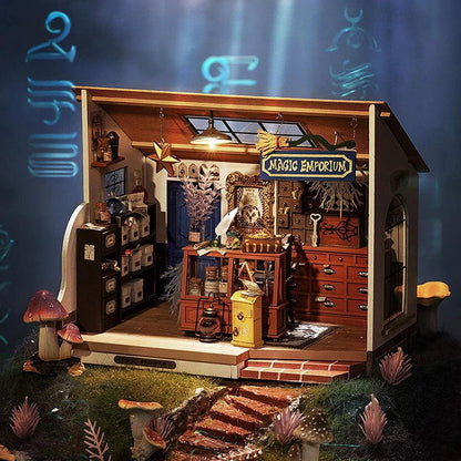 Rolife Kiki's Magic Emporium DIY Miniature House Kit DG155 - The Emporium