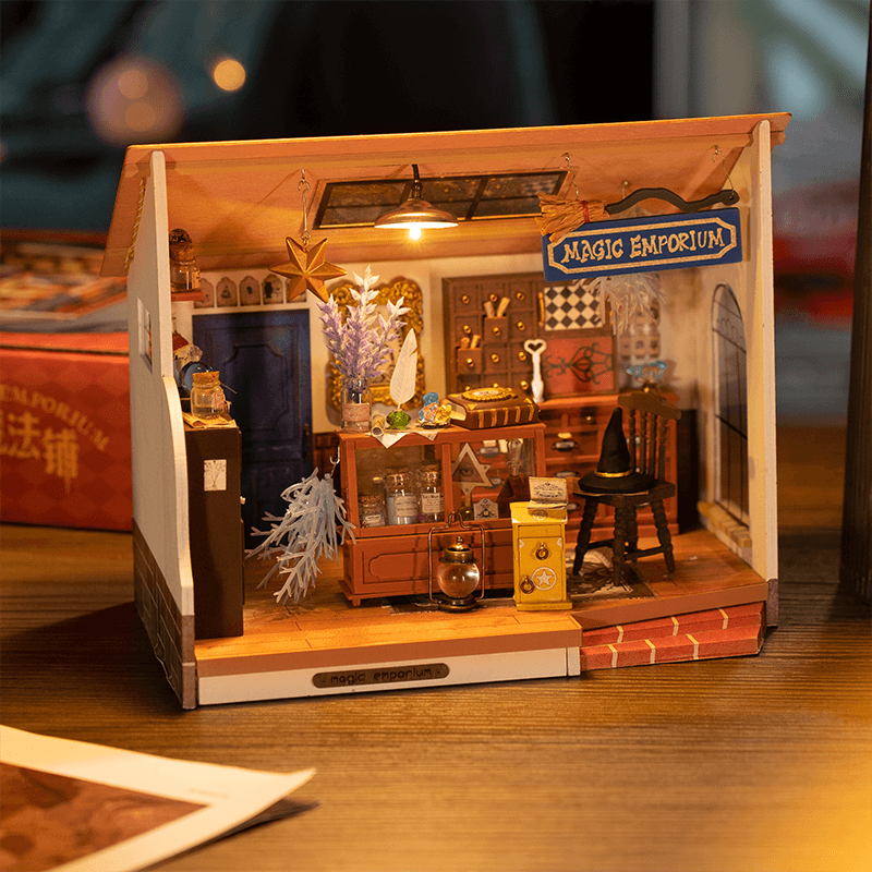 Rolife Kiki's Magic Emporium DIY Miniature House Kit DG155 - The Emporium