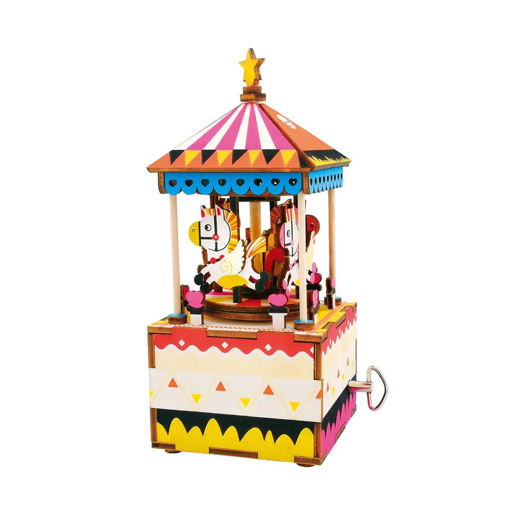 Rolife Merry-Go-Round Music Box 3D Wooden Puzzle AM304 - The Emporium