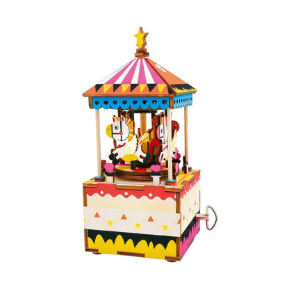 Rolife Merry-Go-Round Music Box 3D Wooden Puzzle AM304 - The Emporium